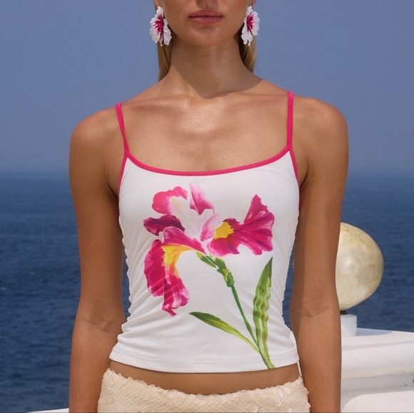 RUNAWAY THE LABEL Paradise Tank Nalani Print Medium - Picture 2 of 3